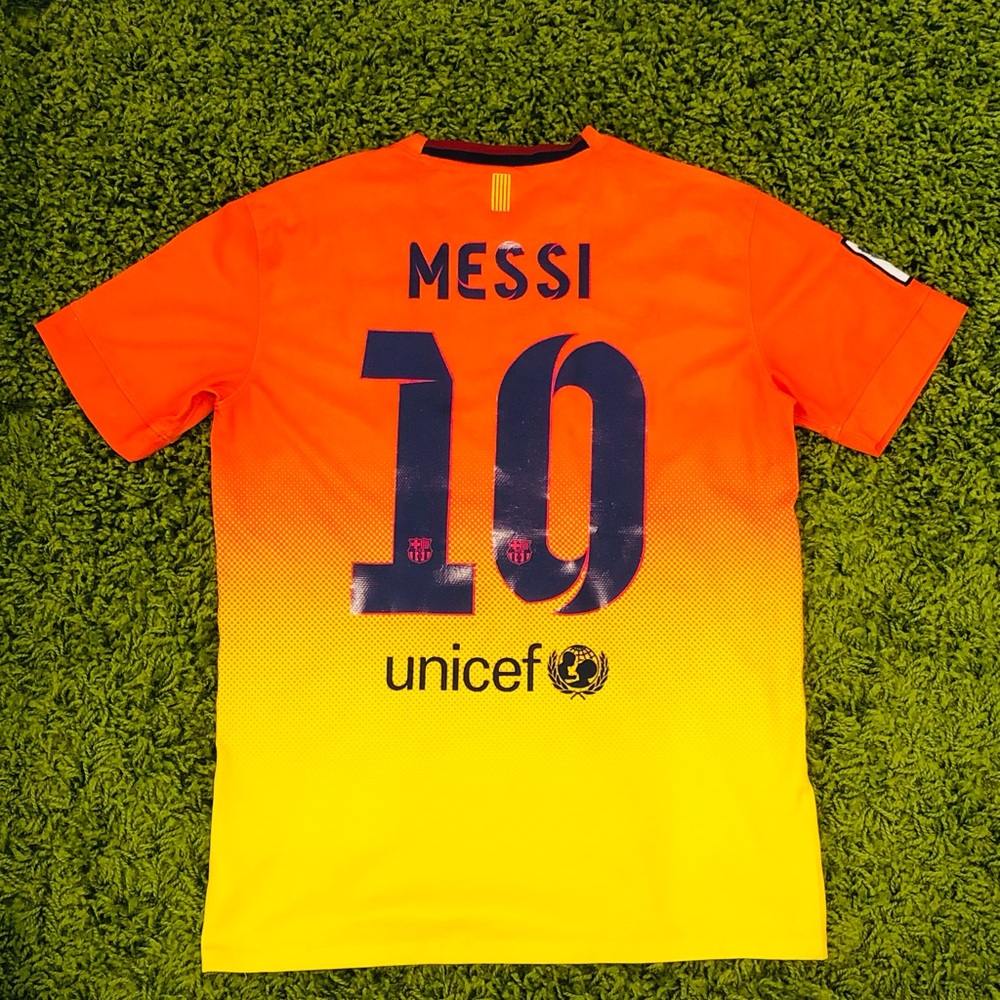 2012 FC Barcelona Messi Away Kit (Authentic)
